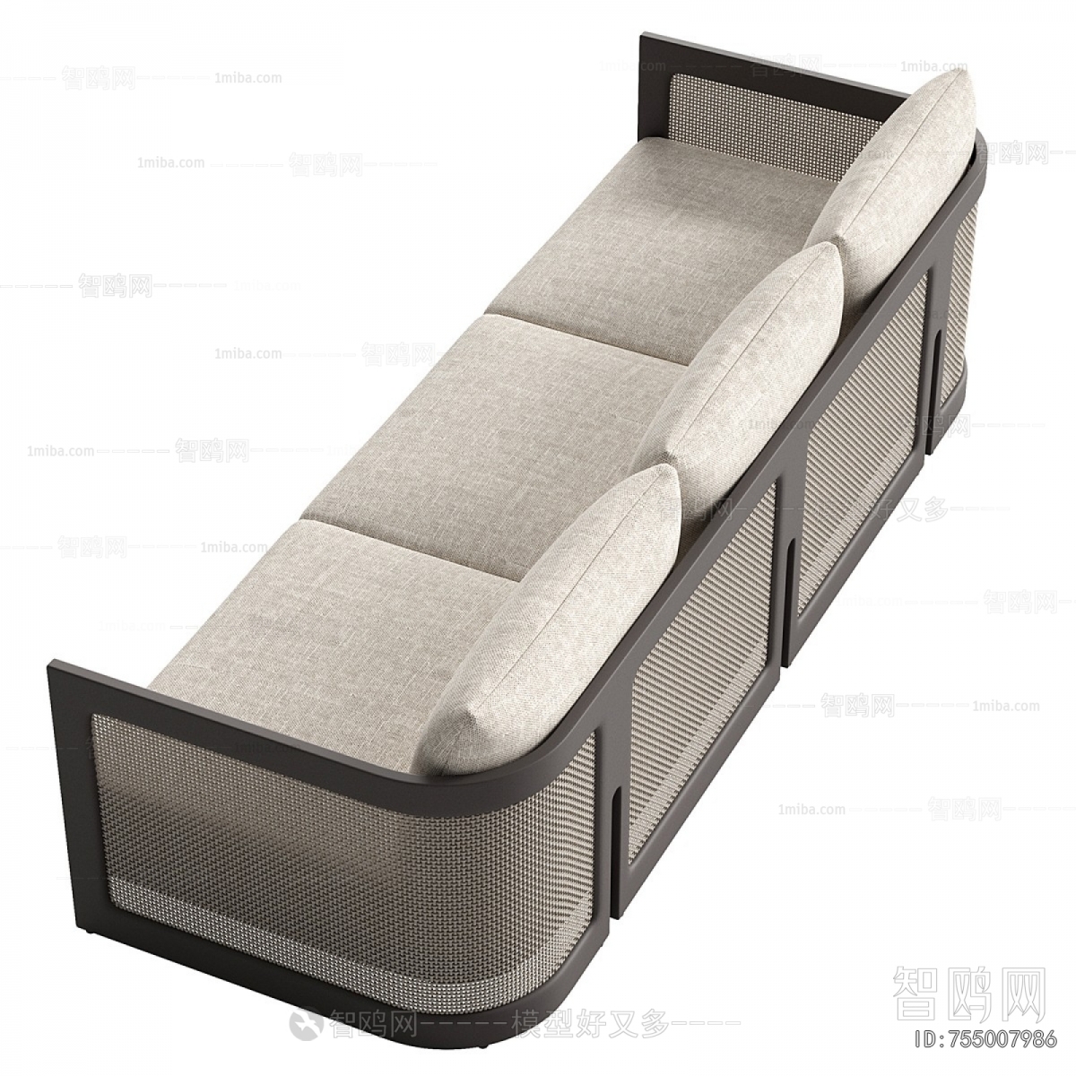 Modern Three-seat Sofa