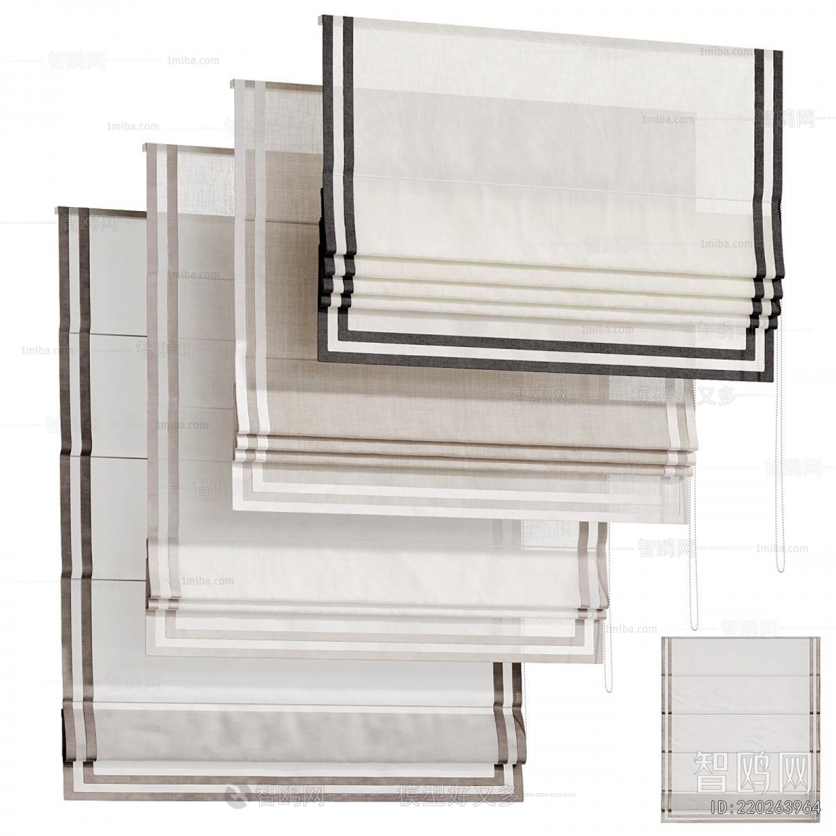 Modern Roman Curtain