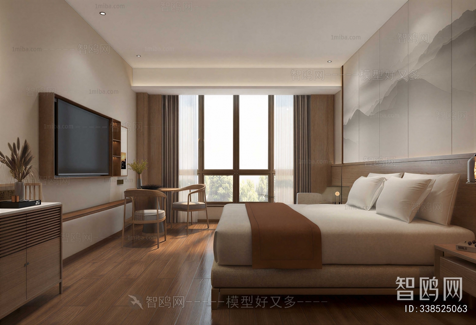 New Chinese Style Guest Room