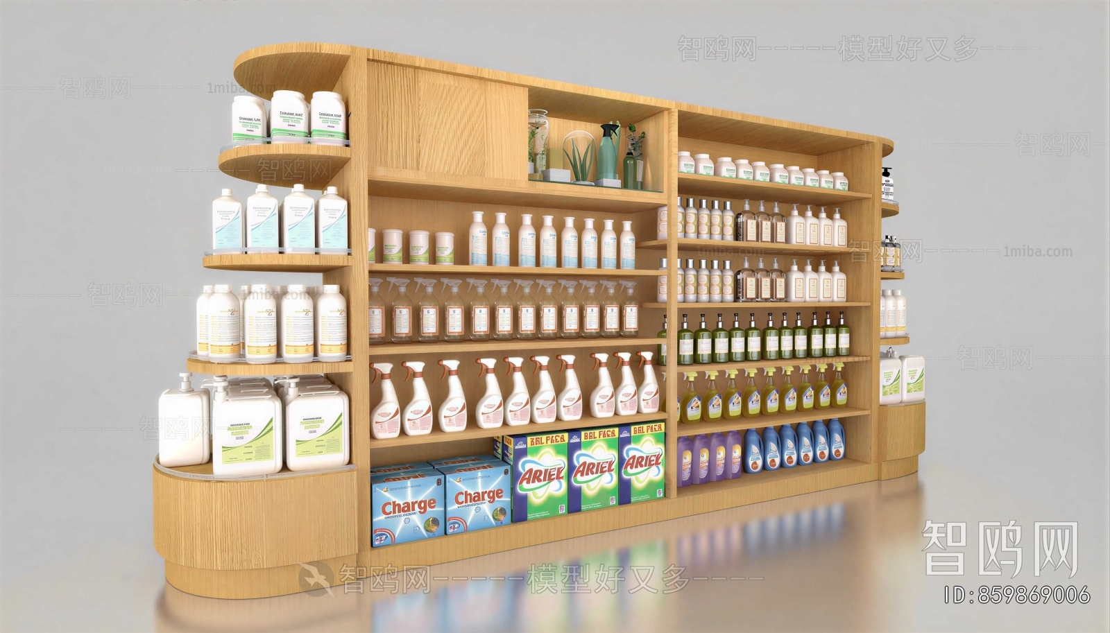 Modern Supermarket Shelf