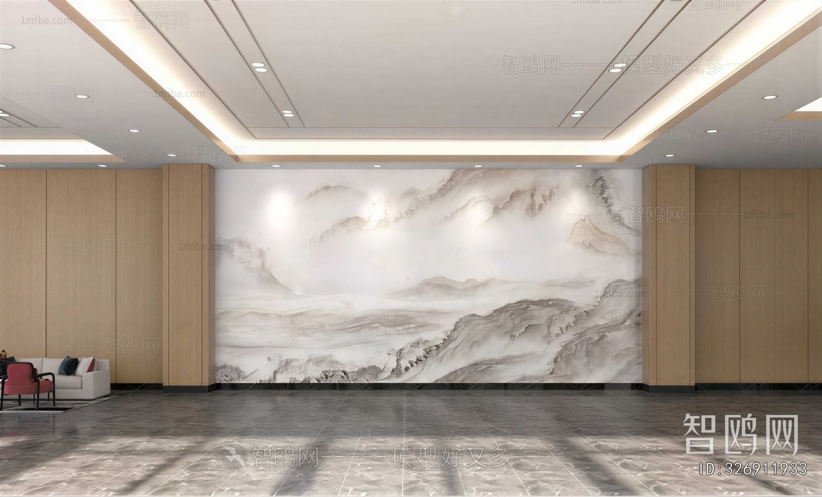 New Chinese Style Lobby Hall