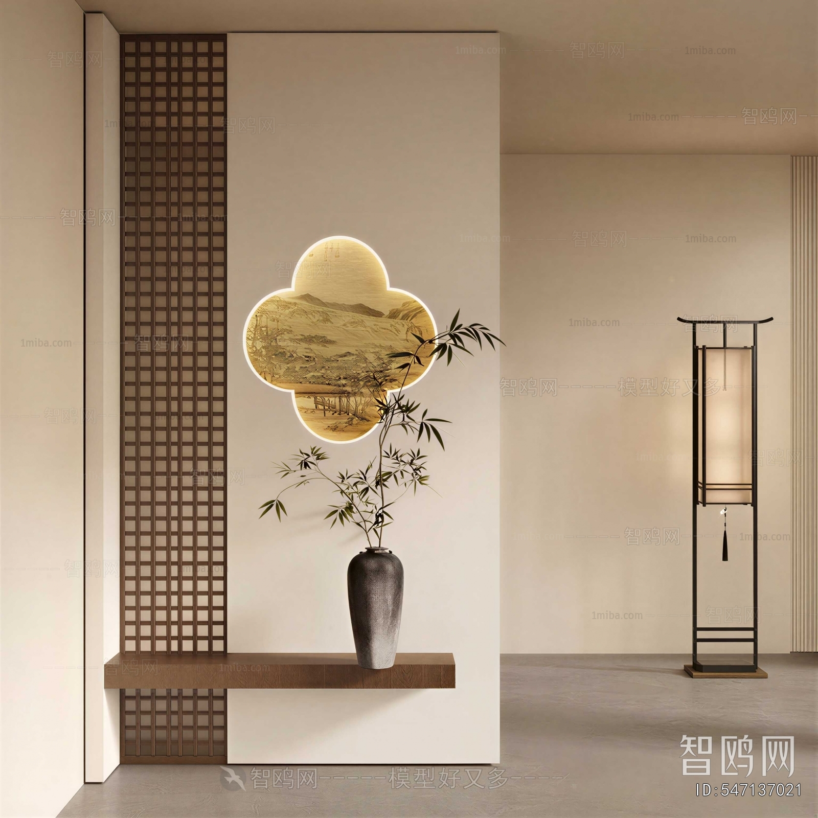 New Chinese Style Hallway