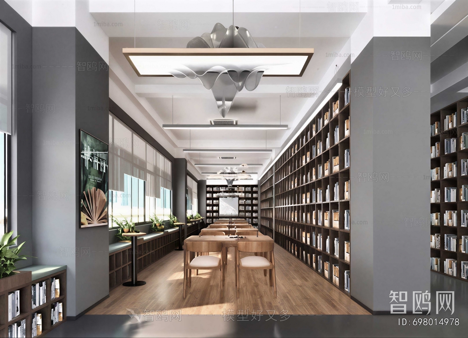 Modern Bookstore Book Bar