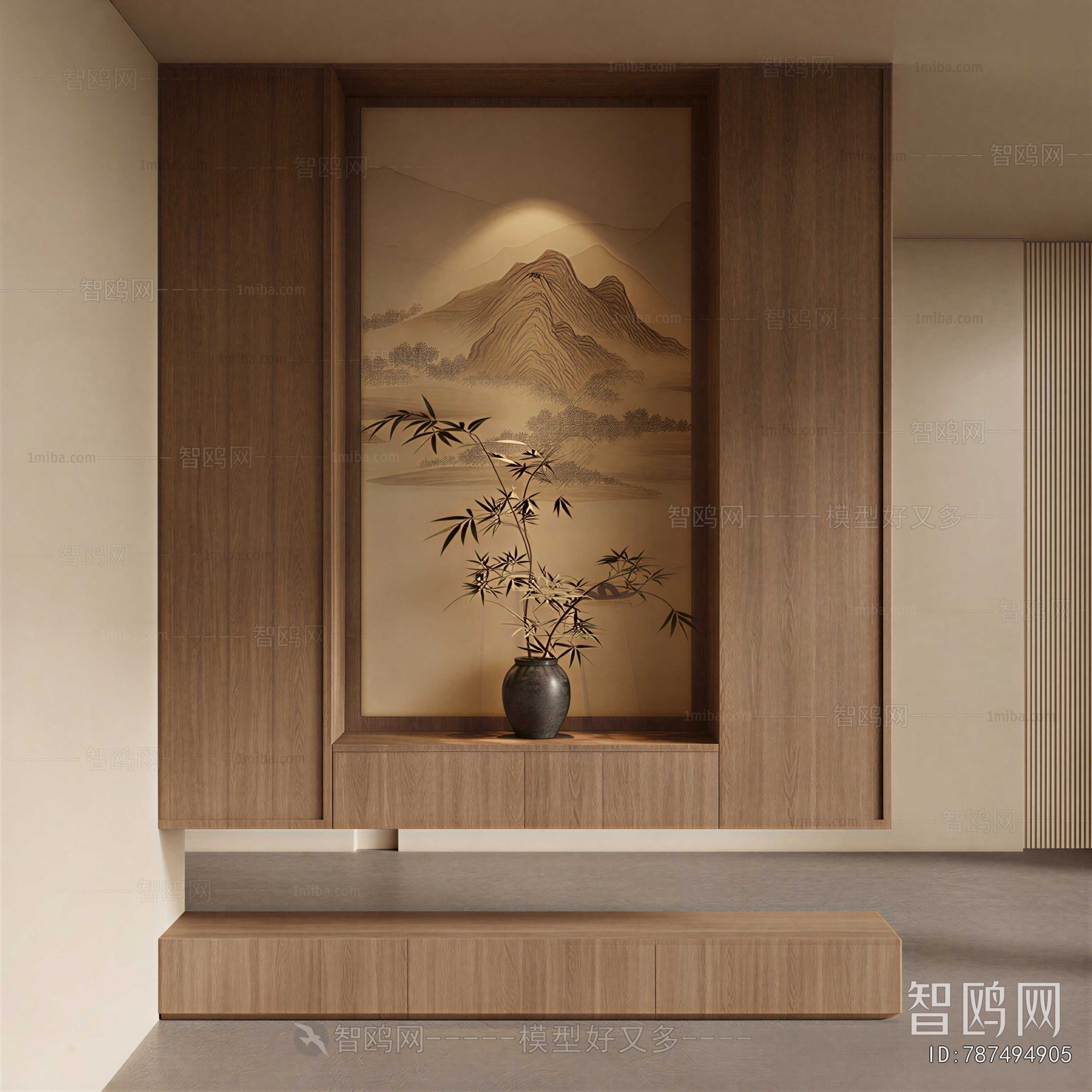 New Chinese Style Hallway