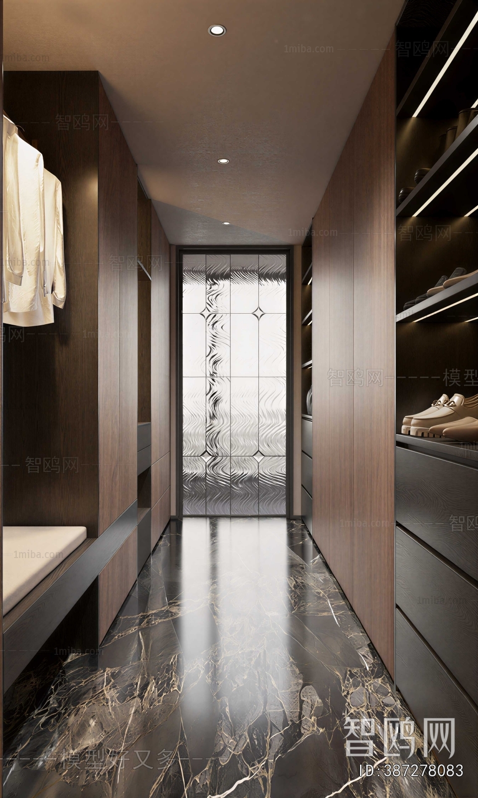 Modern Clothes Storage Area