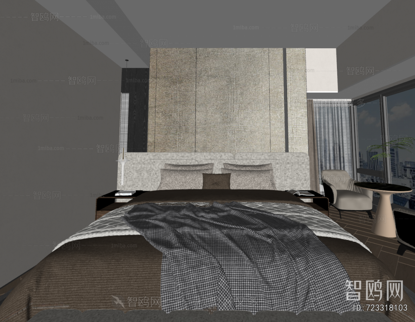Modern Double Bed