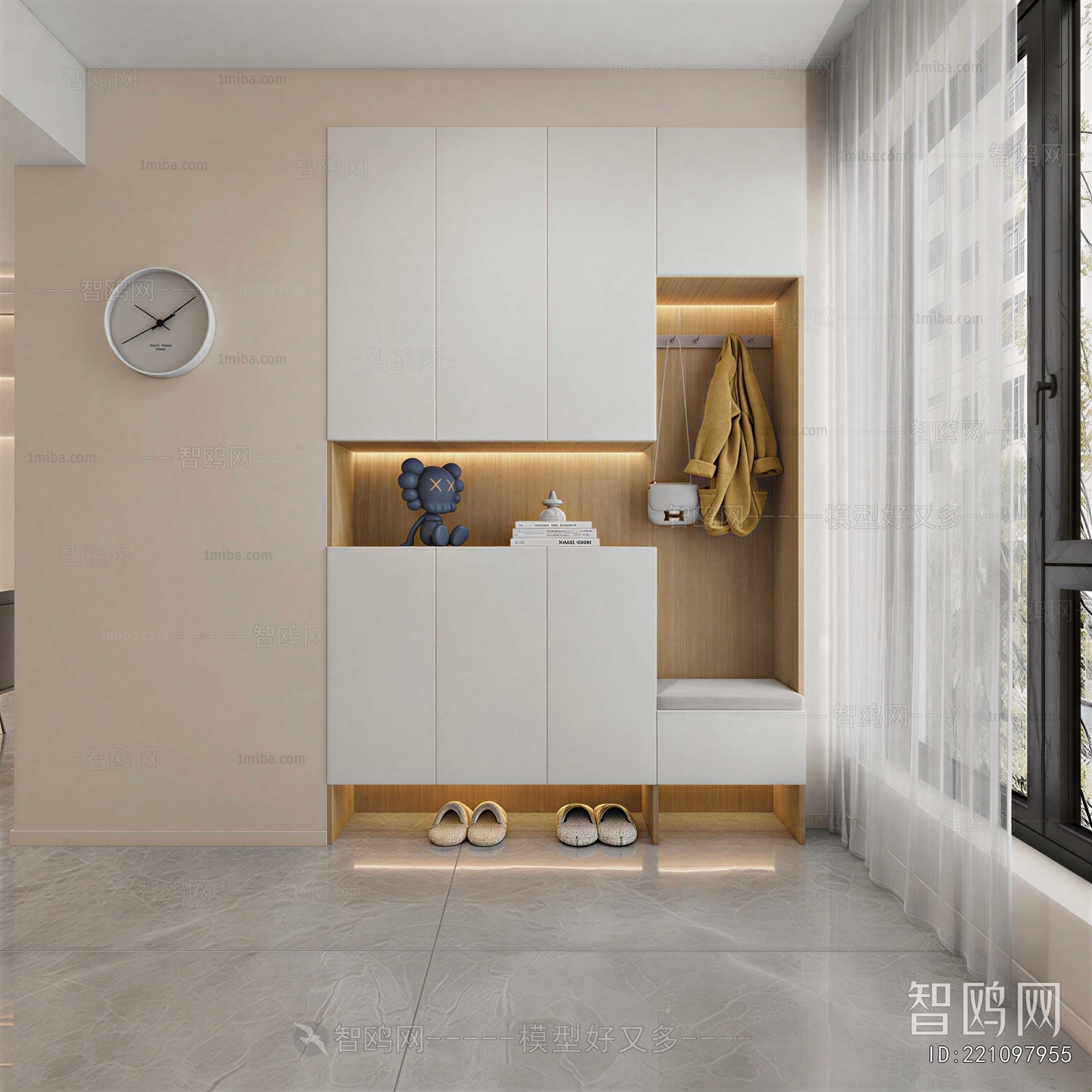 Modern Shoe Cabinet