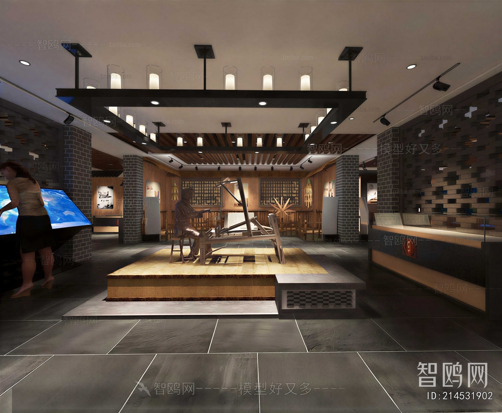 New Chinese Style Exhibition Hall