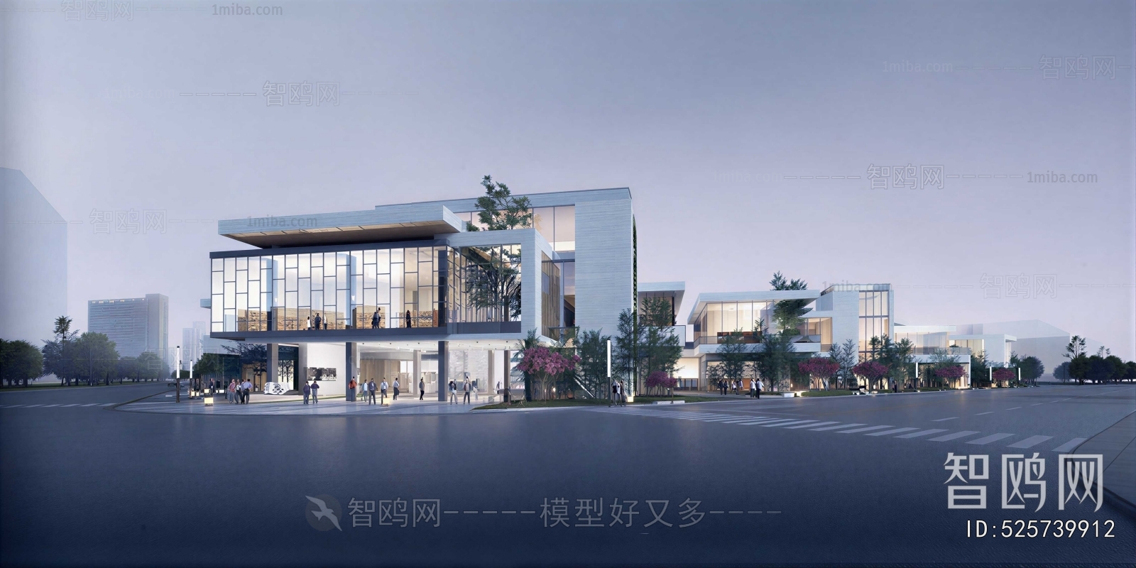 Modern Appearance Of Commercial Building