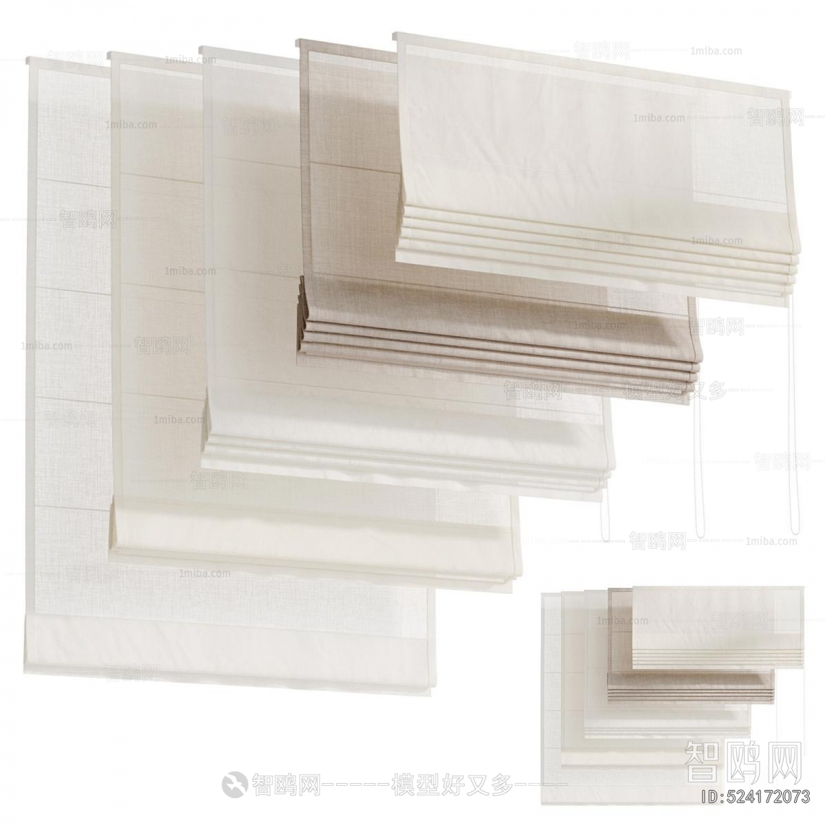 Modern Roman Curtain