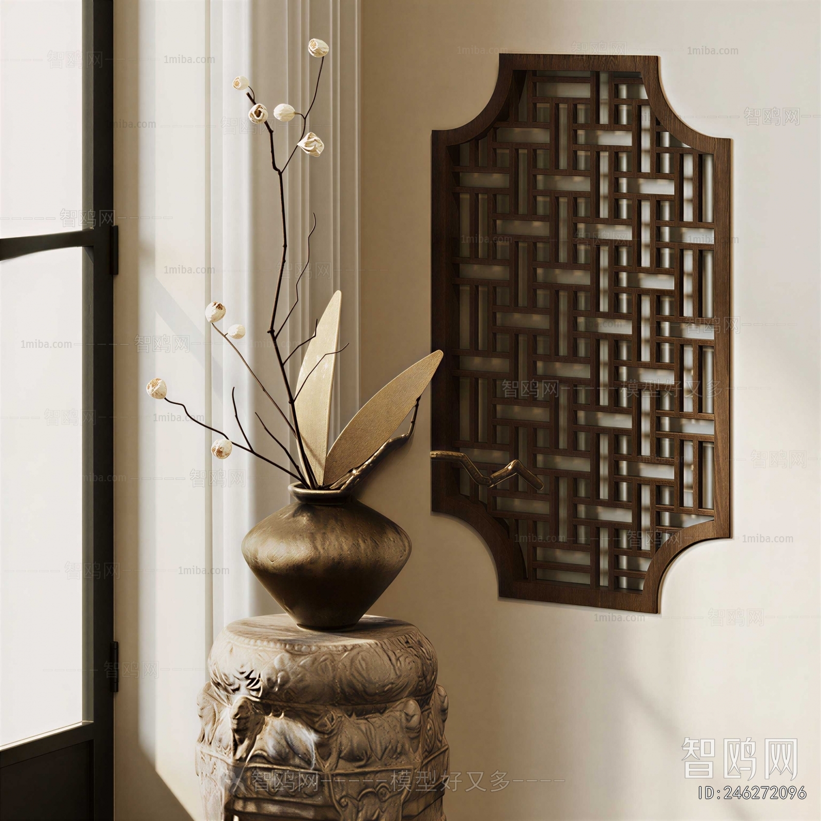 New Chinese Style Flower Arrangement
