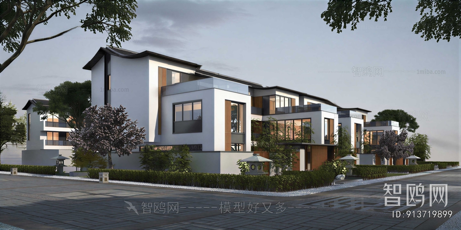 New Chinese Style Townhouse