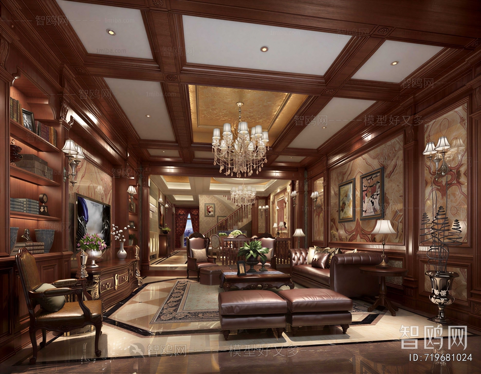 American Style A Living Room