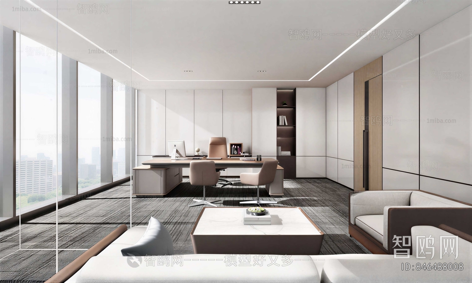 Modern Manager's Office