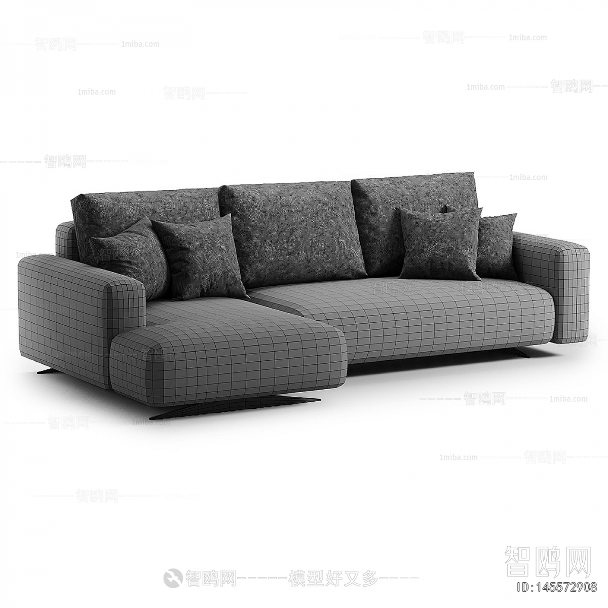 Modern Three-seat Sofa