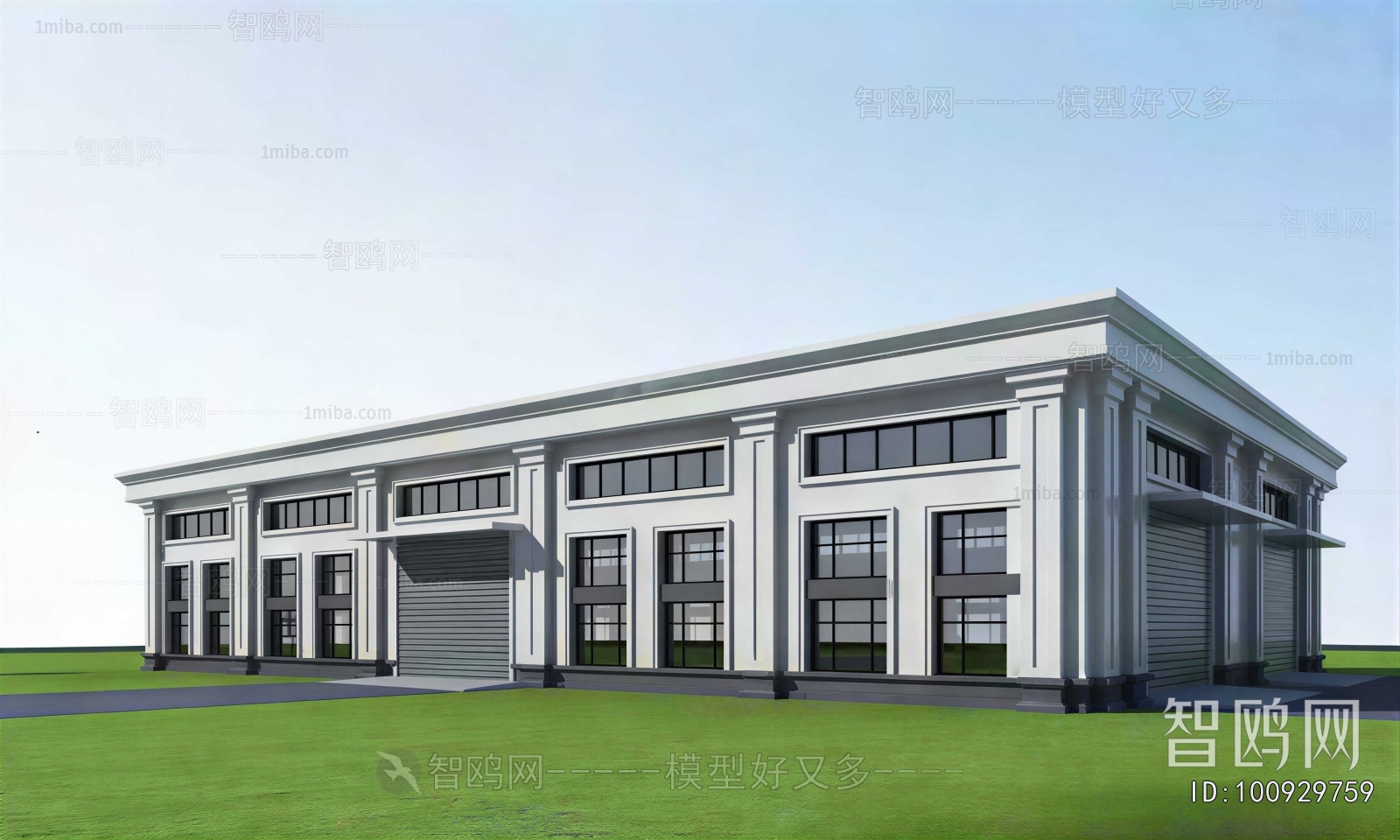 Simple European Style Industrial Building