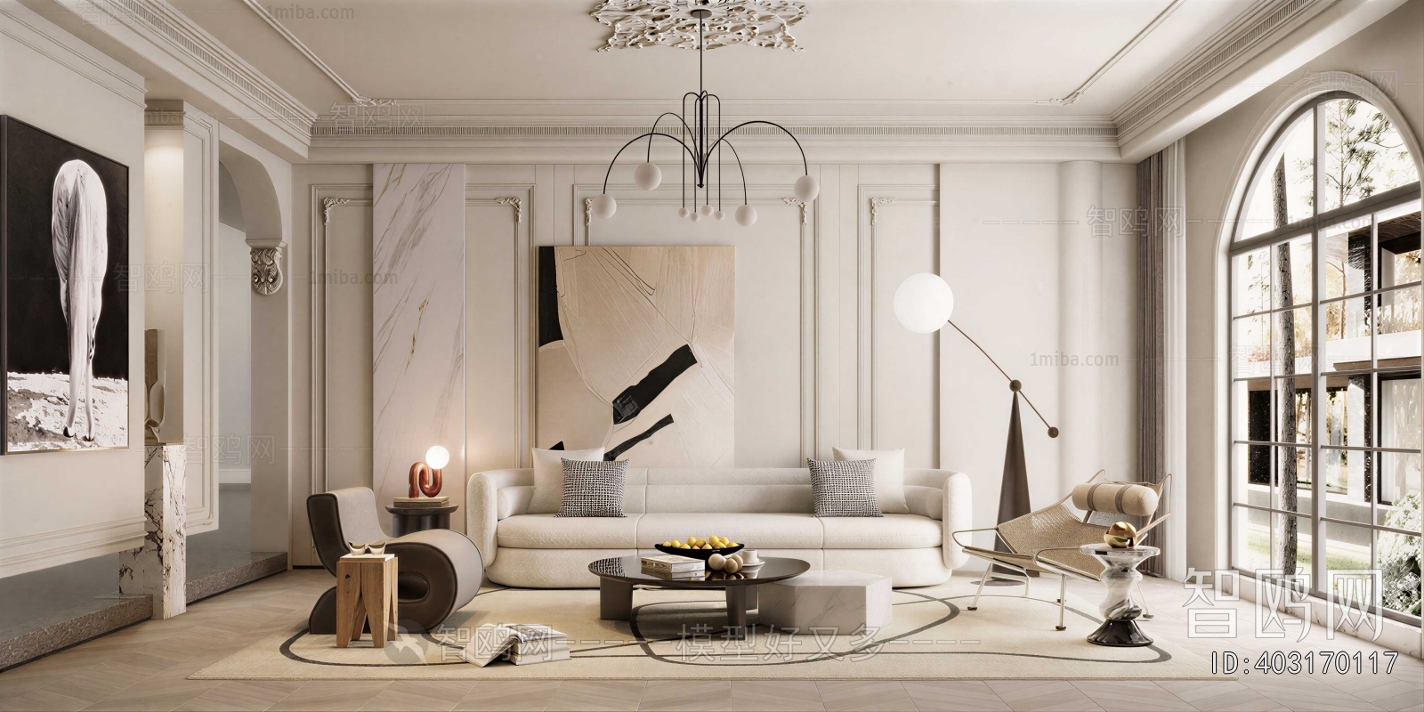 French Style A Living Room