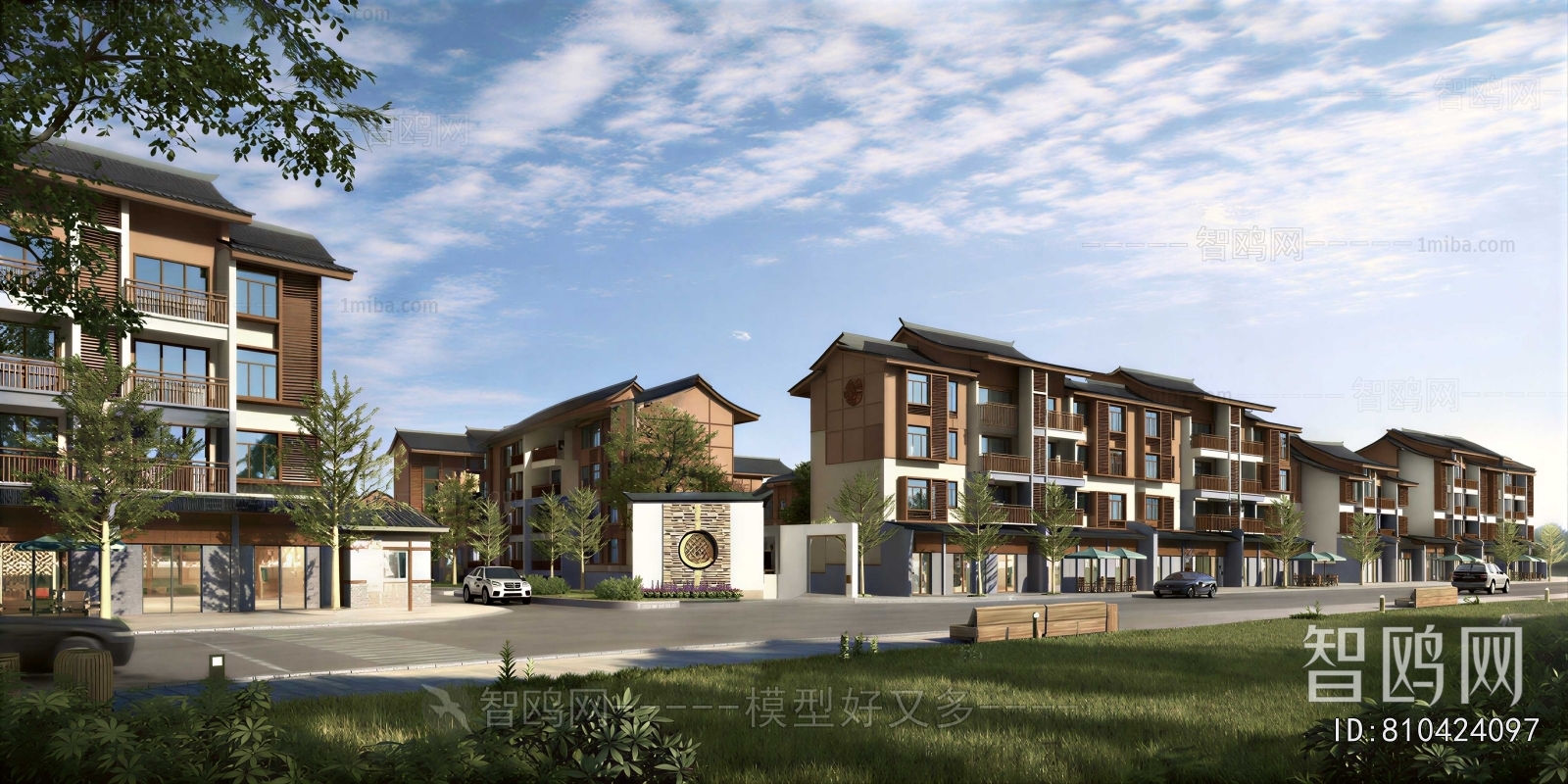 New Chinese Style Residential Building