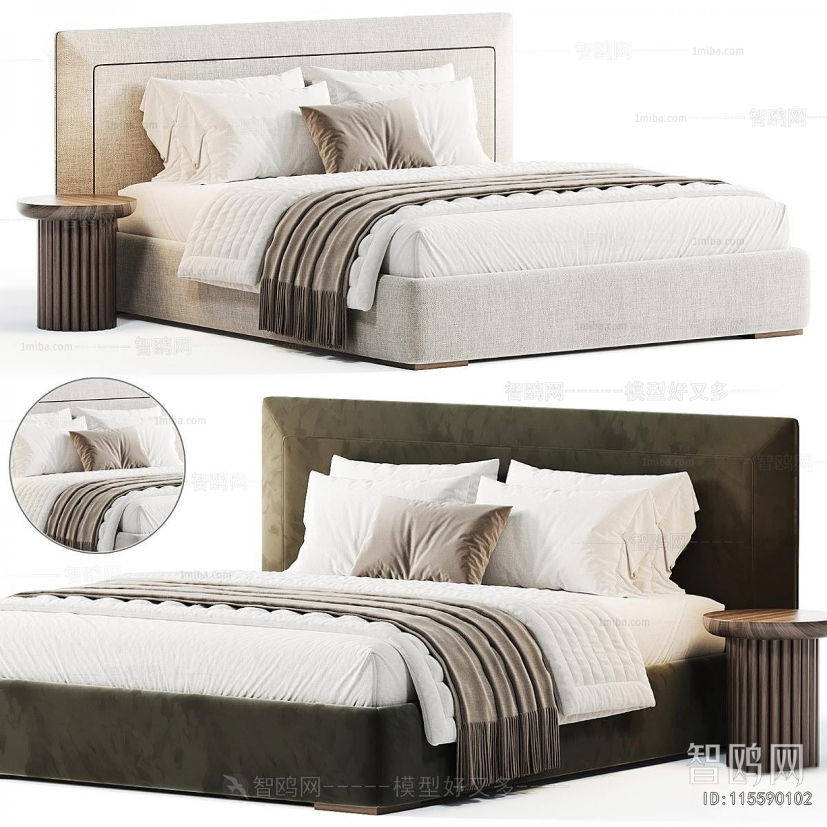 Modern Double Bed