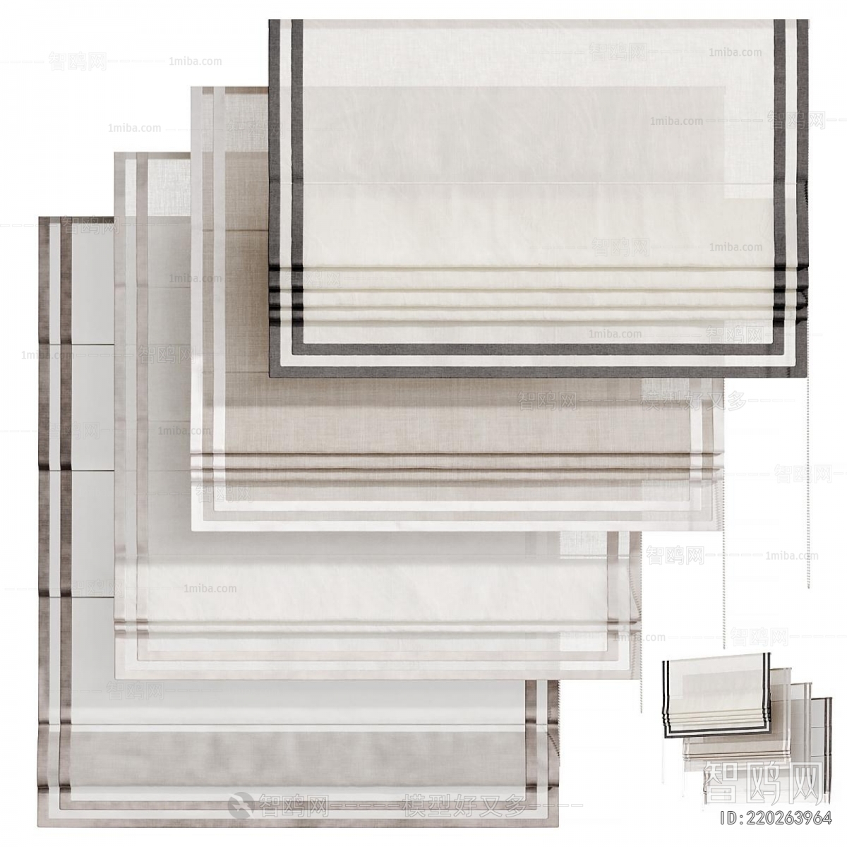 Modern Roman Curtain