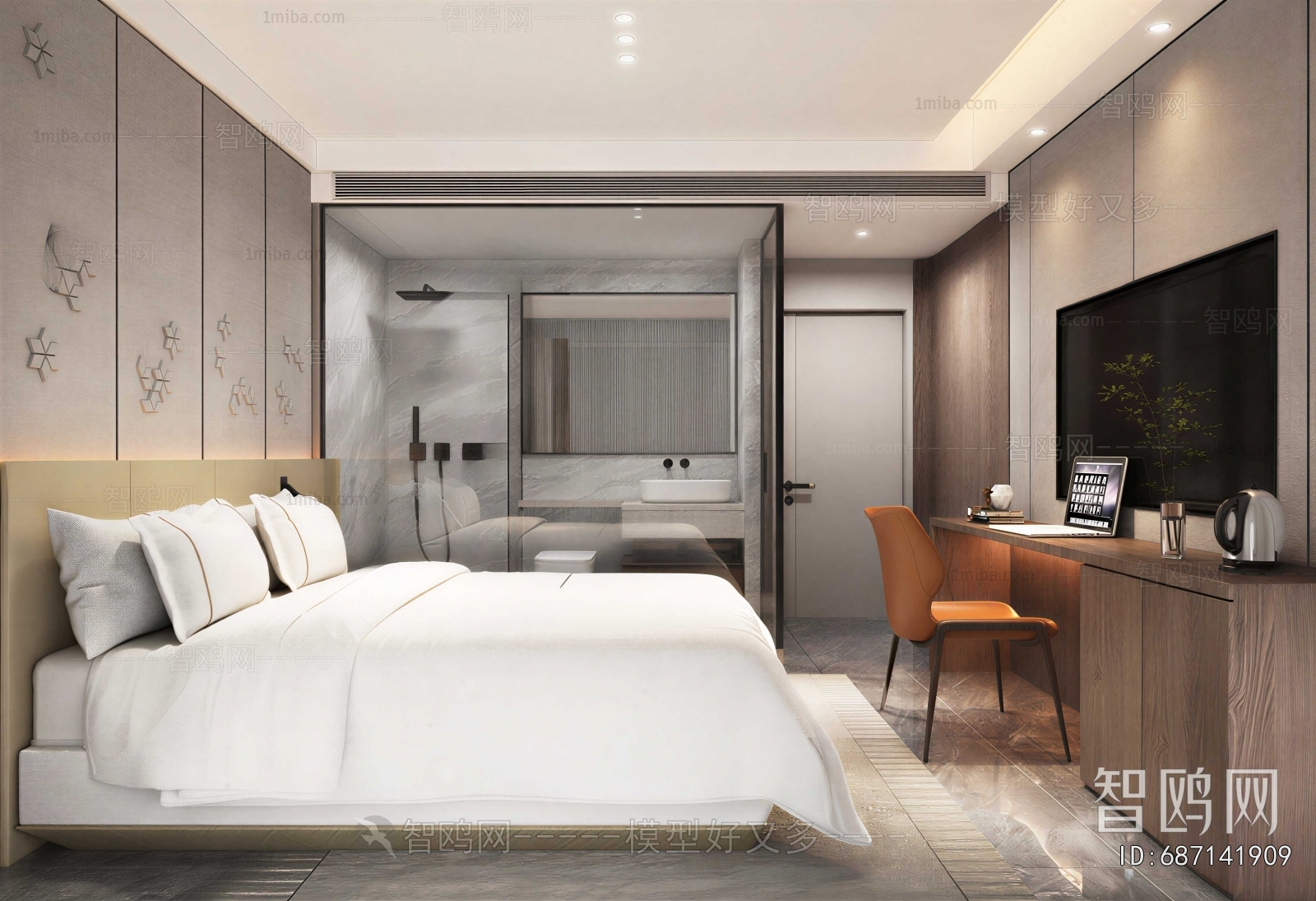 Modern Guest Room