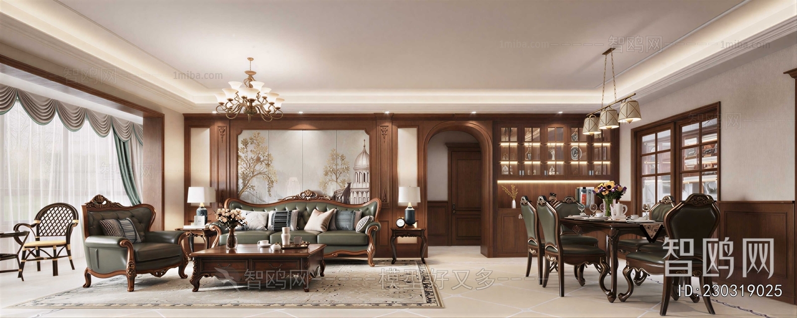 European Style A Living Room
