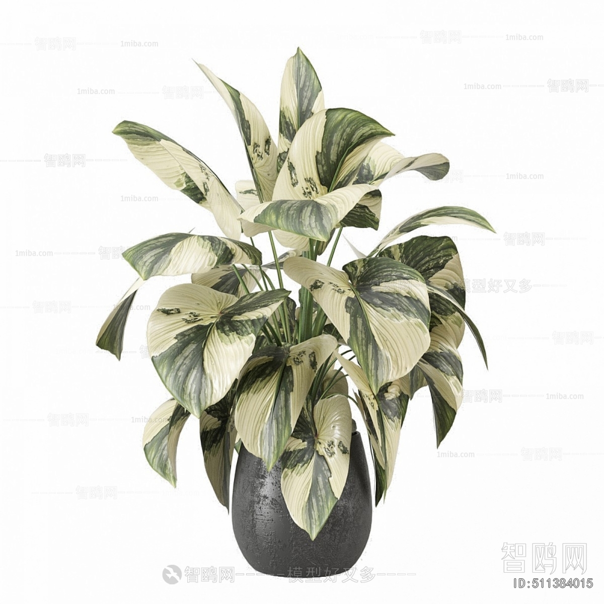 Modern Ground Green Plant Potted Plants