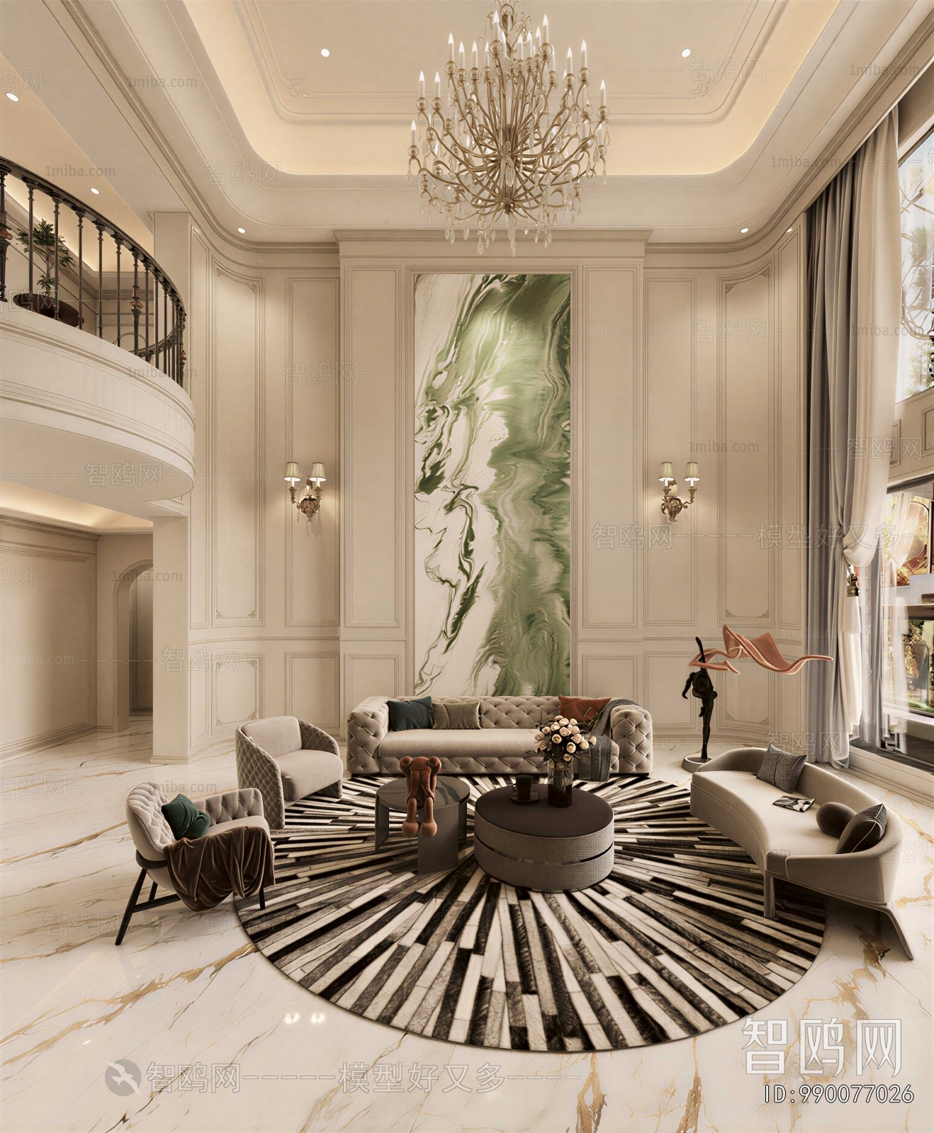 American Style A Living Room