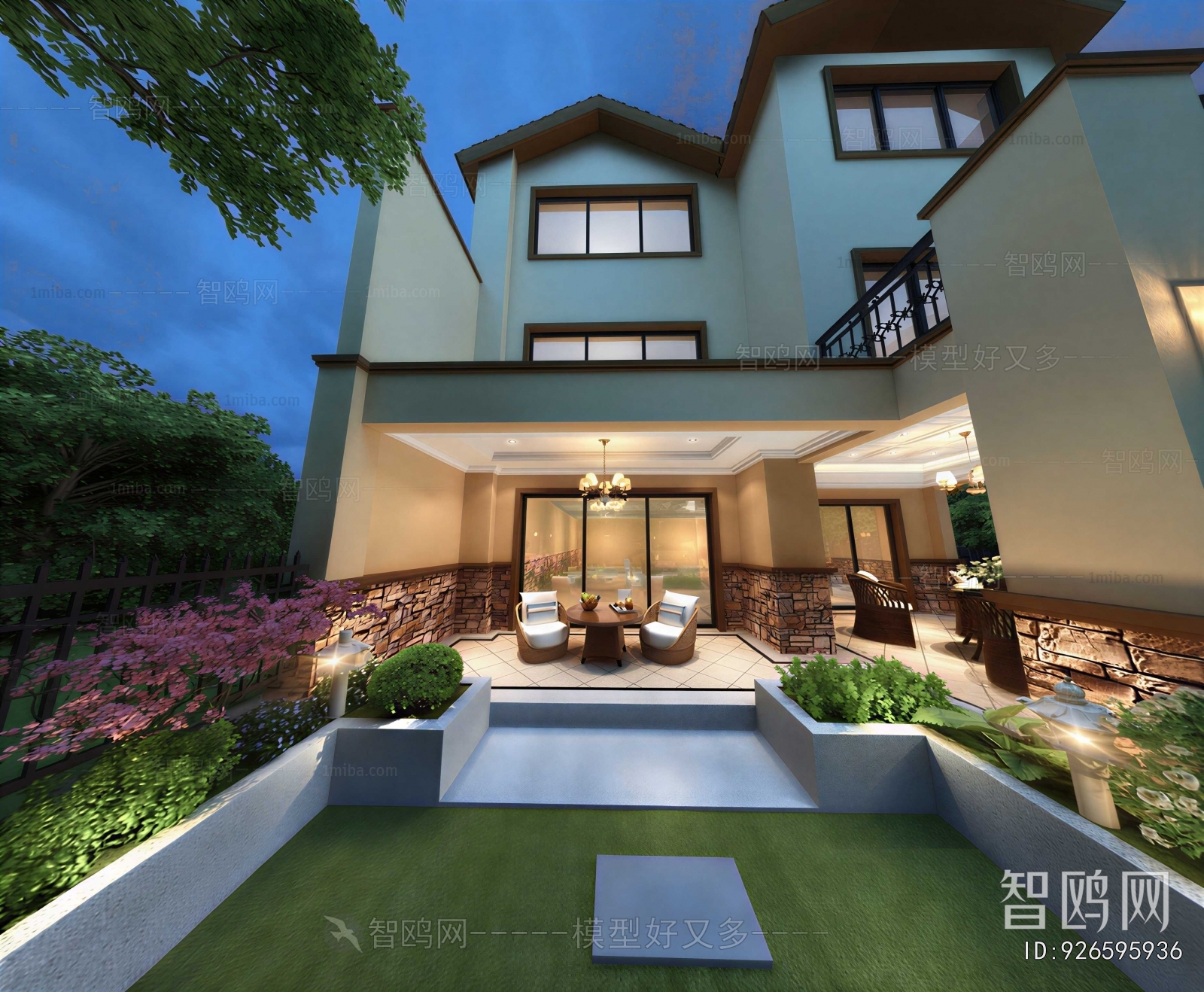 Modern Courtyard/landscape