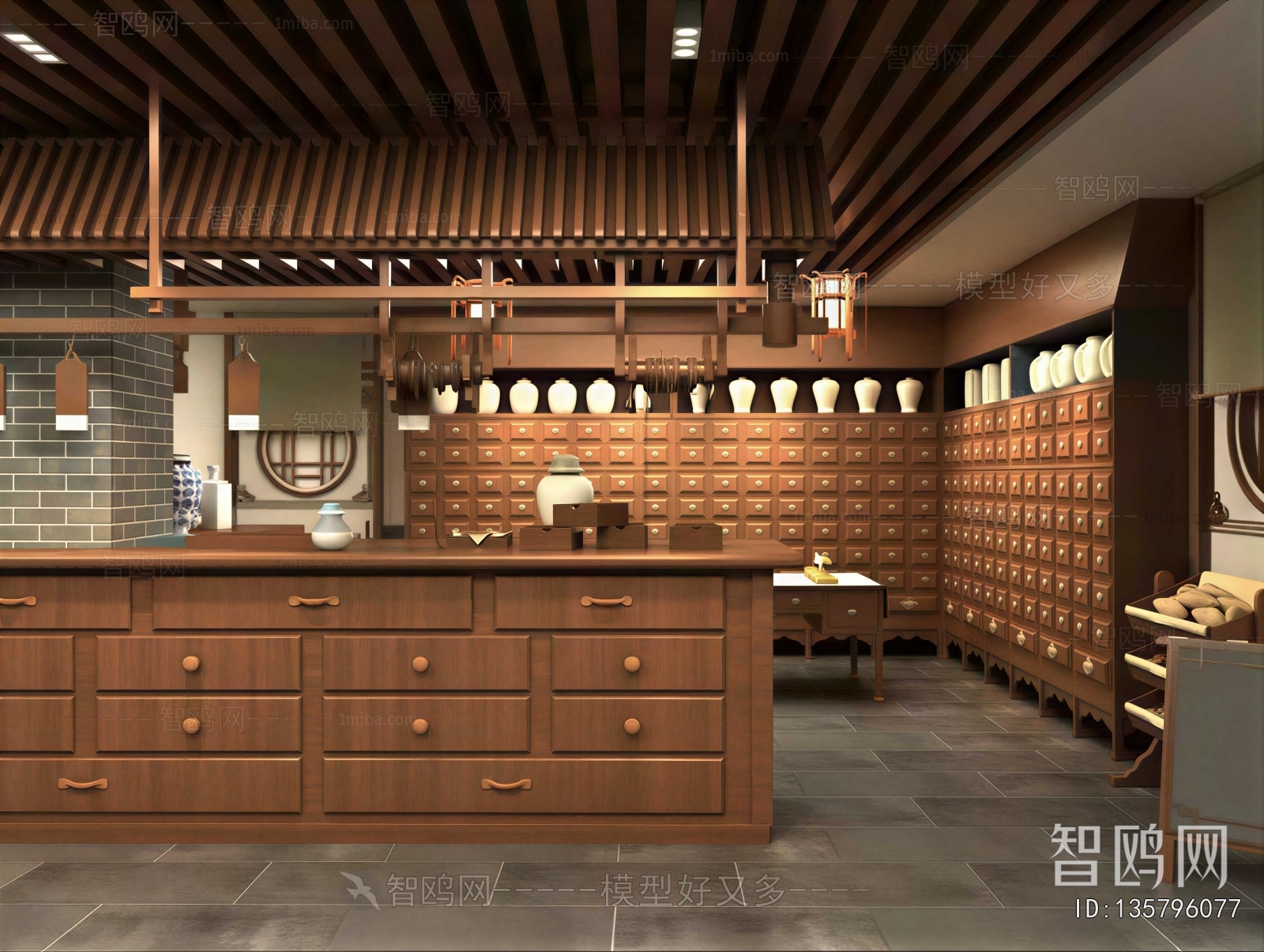 New Chinese Style Exhibition Hall
