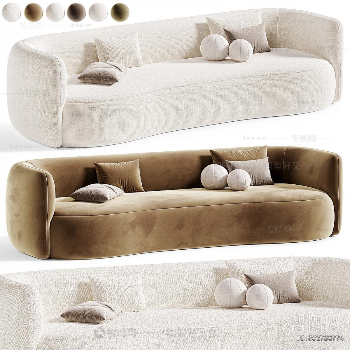Modern Three-seat Sofa