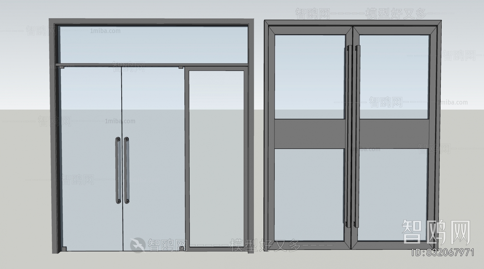 Modern Double Door