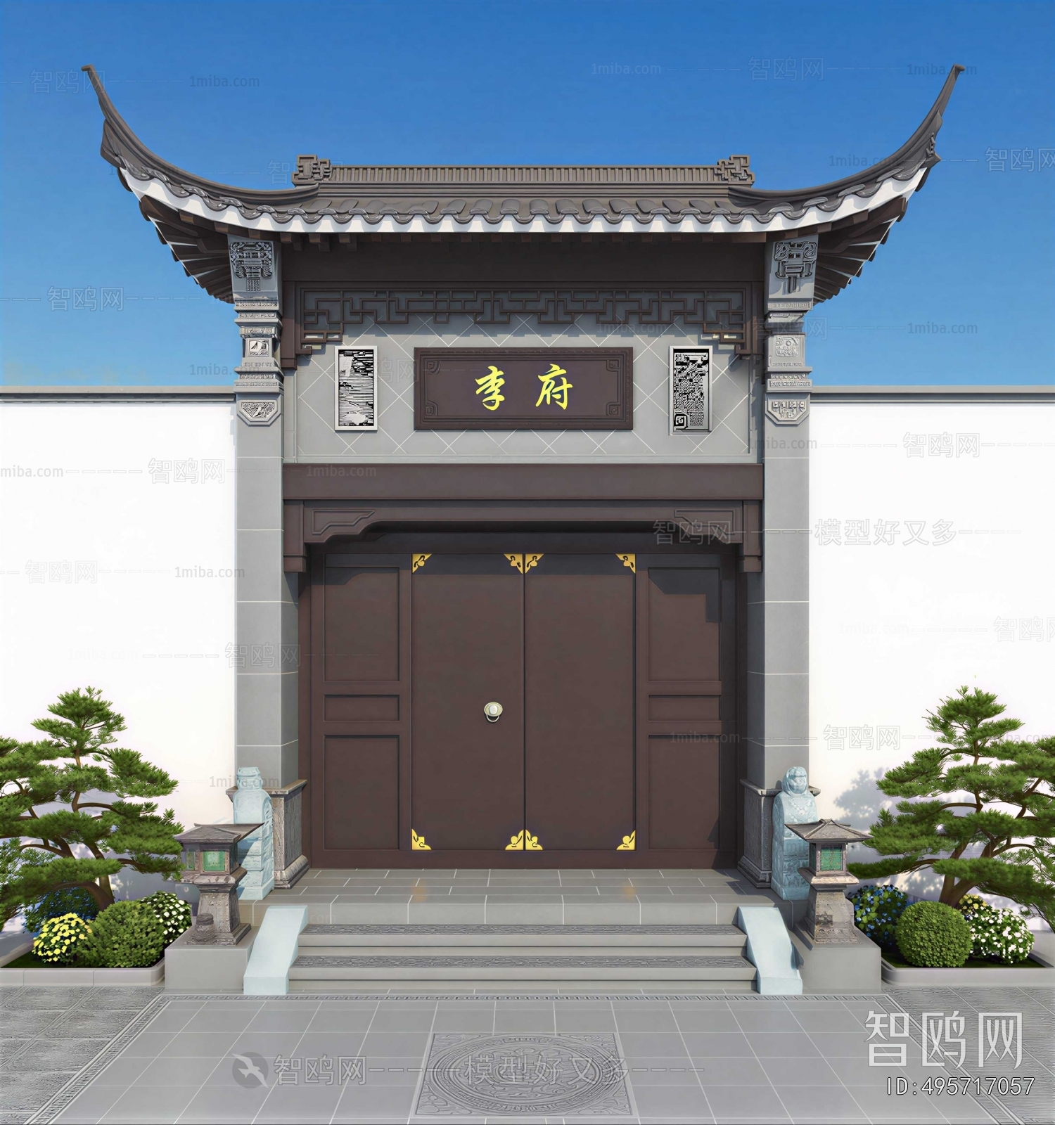 Chinese Style Facade Element