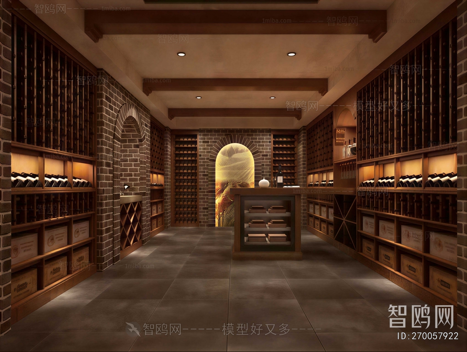 Retro Style Wine Cellar/Wine Tasting Room