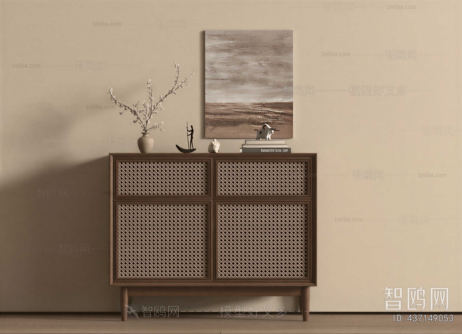 Wabi-sabi Style Entrance Cabinet