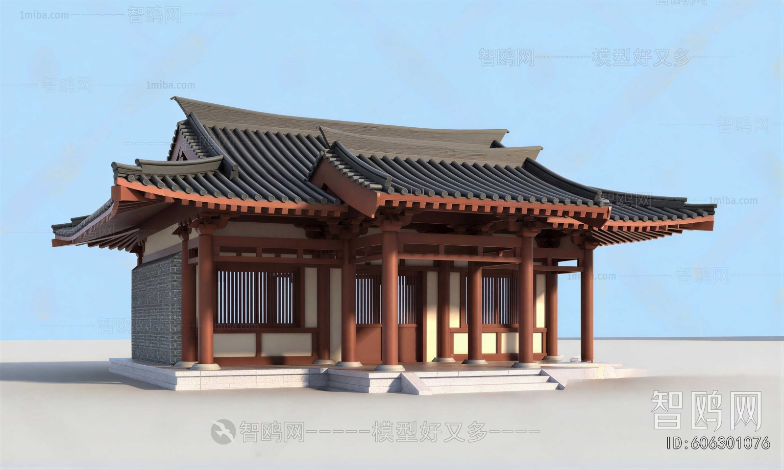 Chinese Style Ancient Architectural Buildings