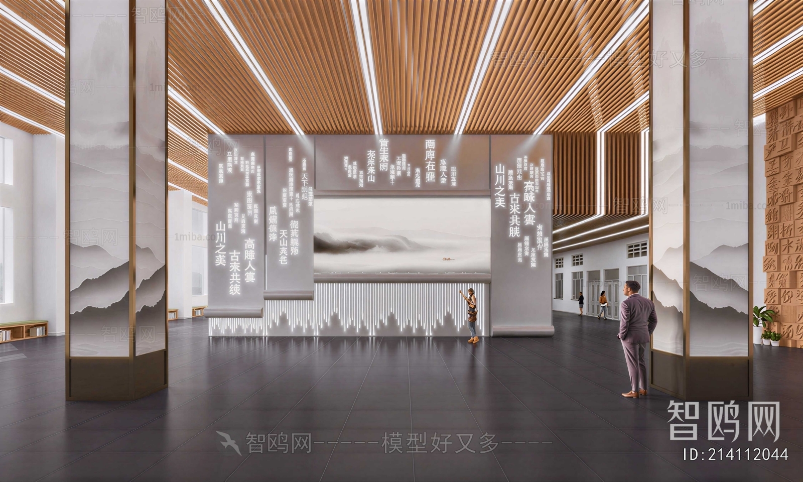 New Chinese Style Exhibition Hall