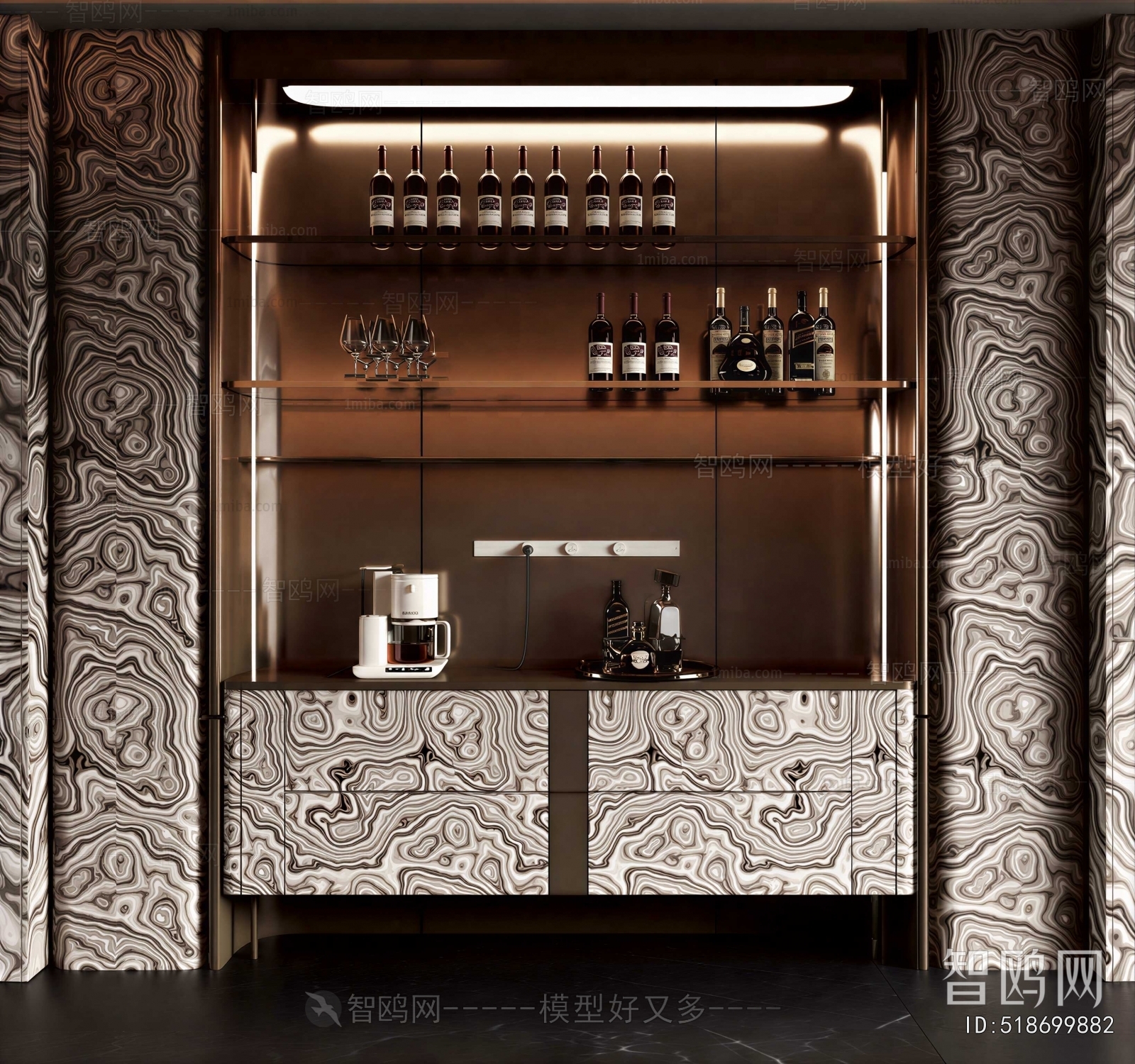 Modern Wine Cabinet
