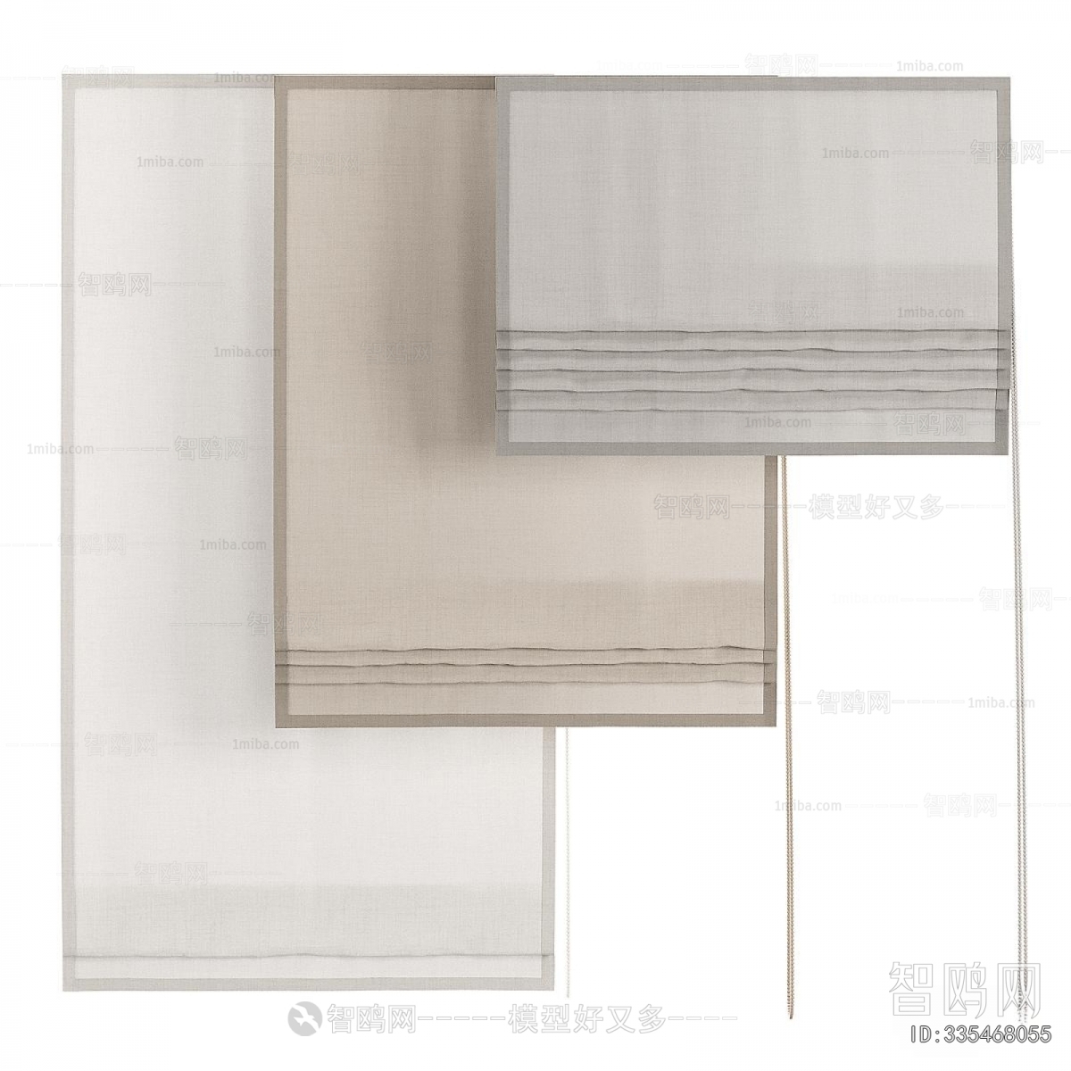 Modern Roman Curtain