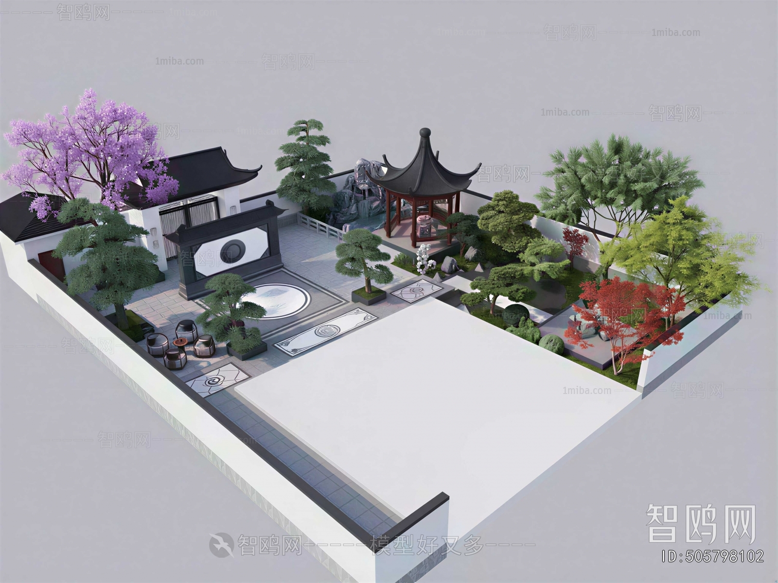 New Chinese Style Courtyard/landscape