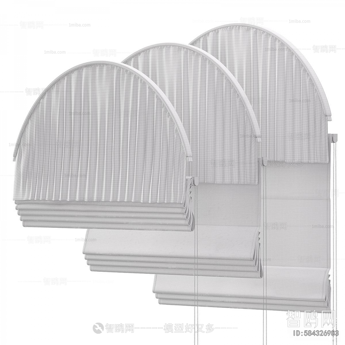 Modern Roman Curtain