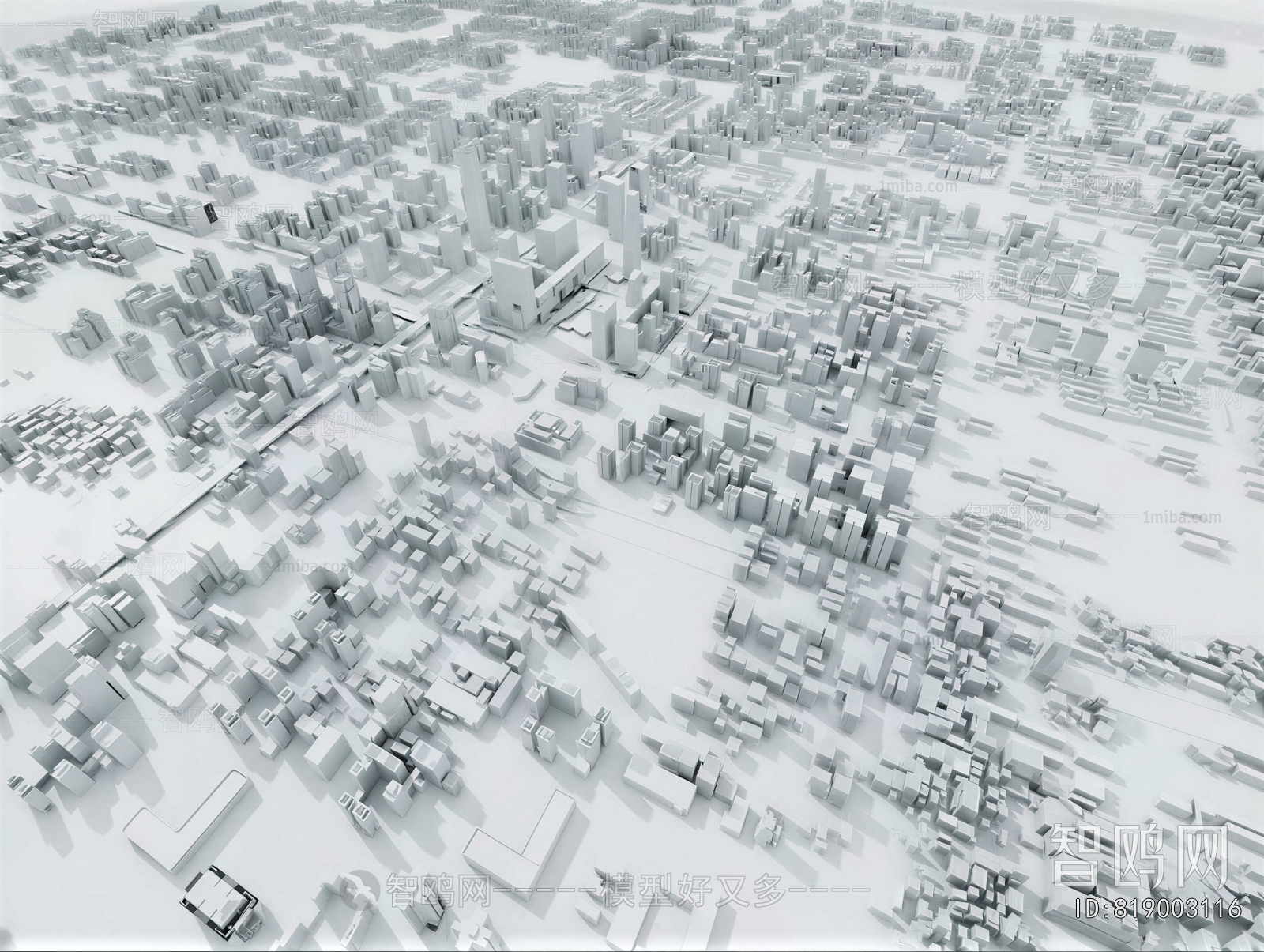 Modern Architectural Bird's-eye View Planning