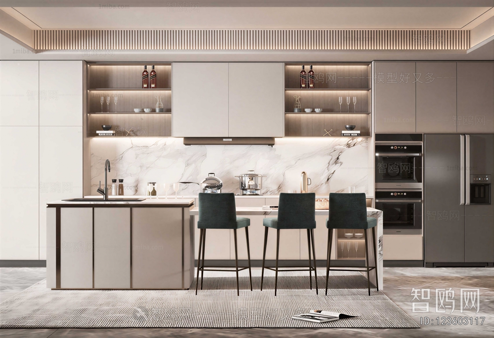 Modern Open Kitchen