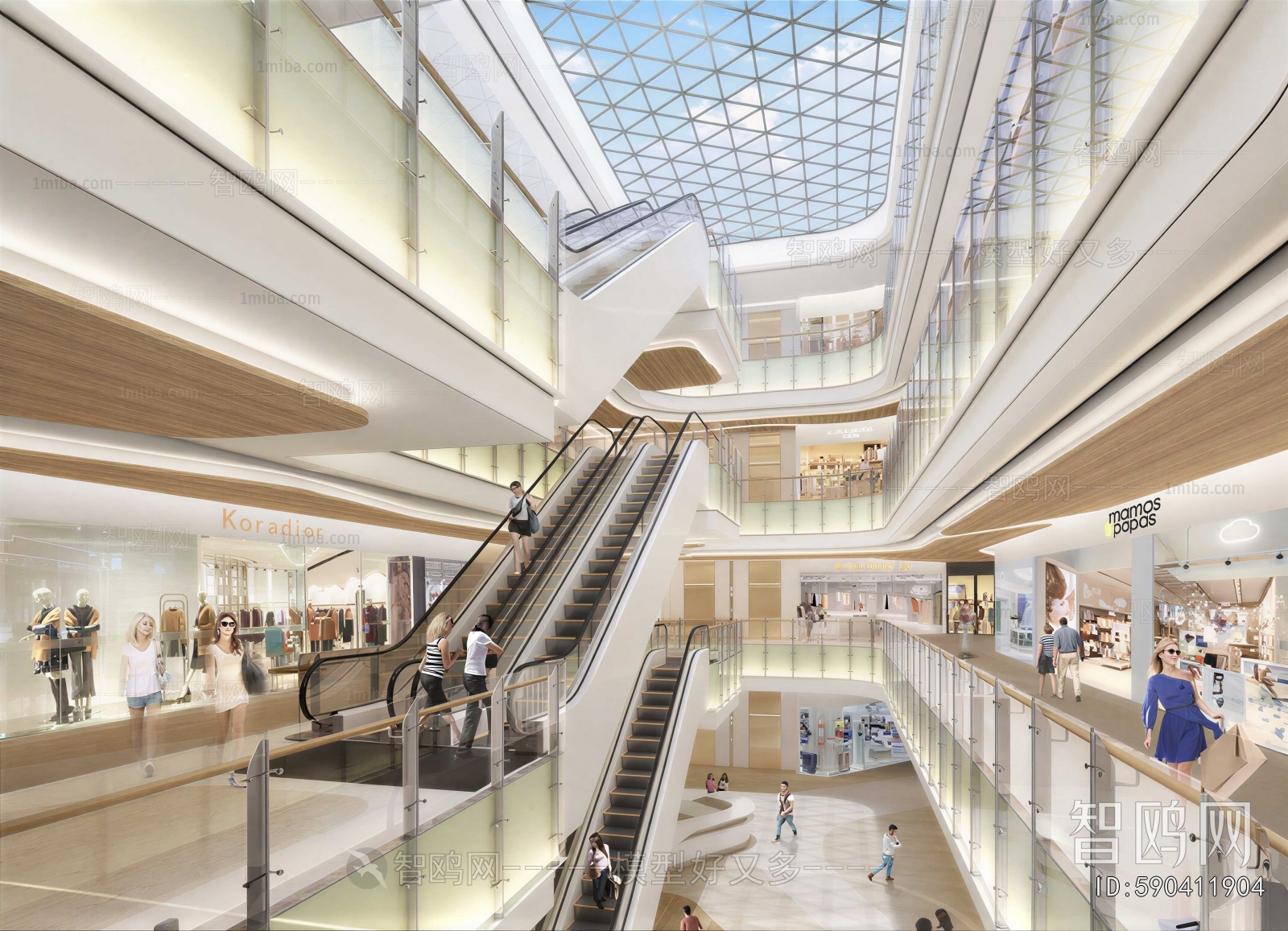 Modern Shopping Mall
