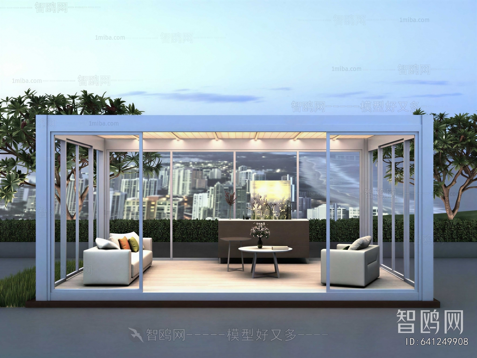 Modern Glass Sunshine Room
