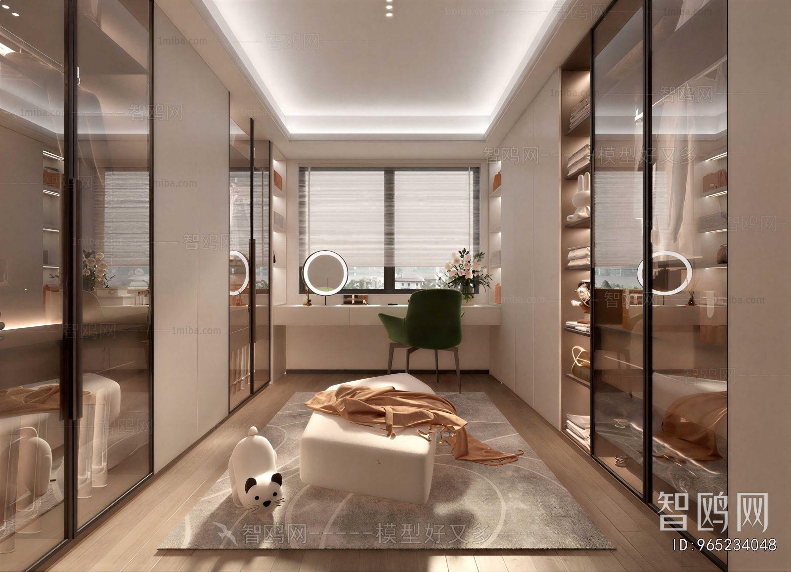 Modern Clothes Storage Area