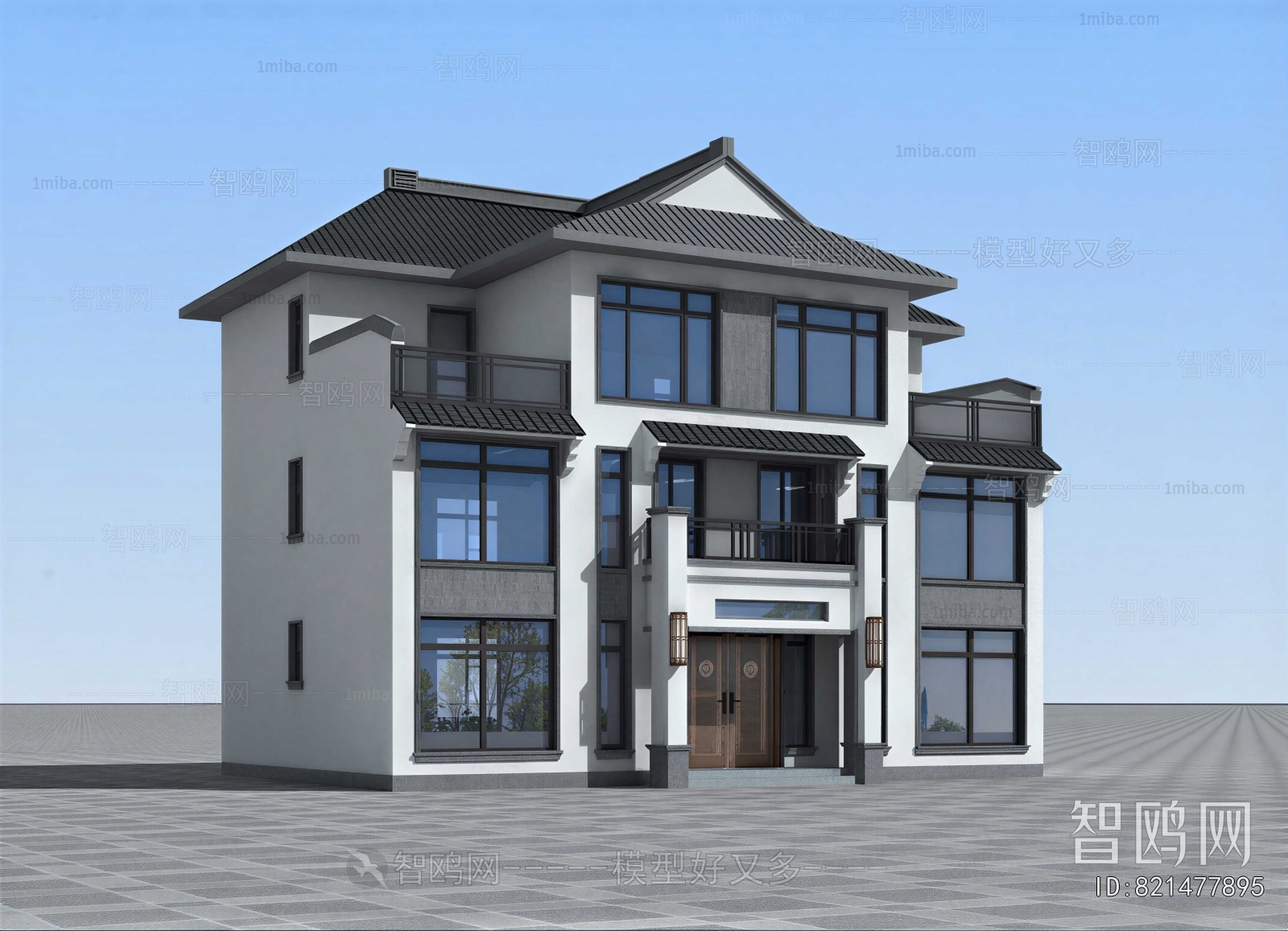 New Chinese Style Detached Villa