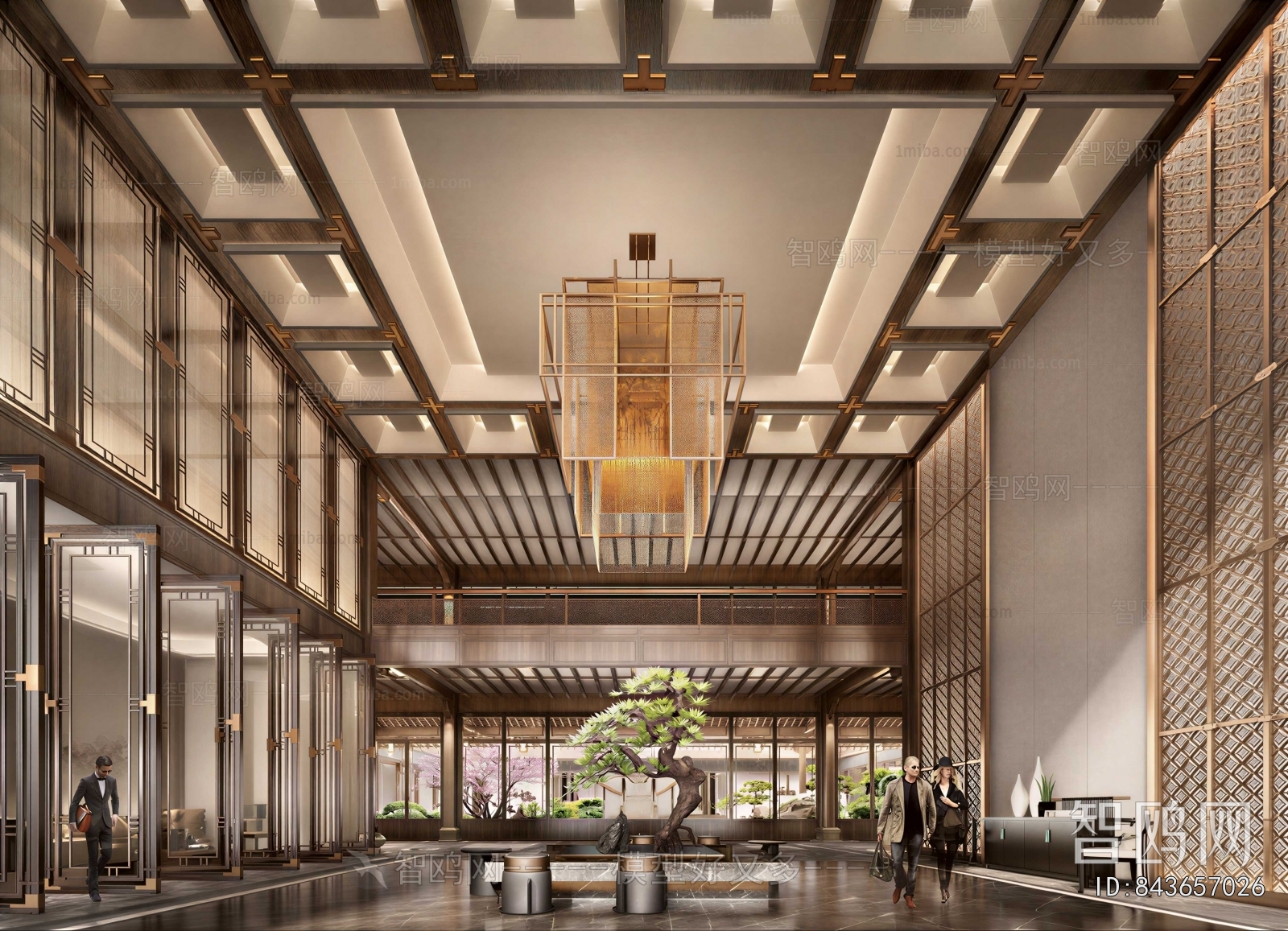 New Chinese Style Lobby Hall