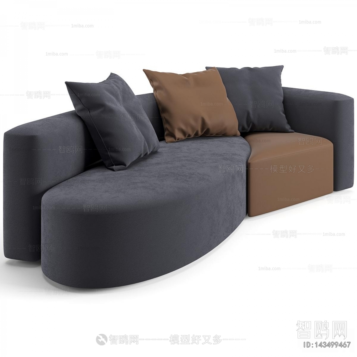 Modern Three-seat Sofa