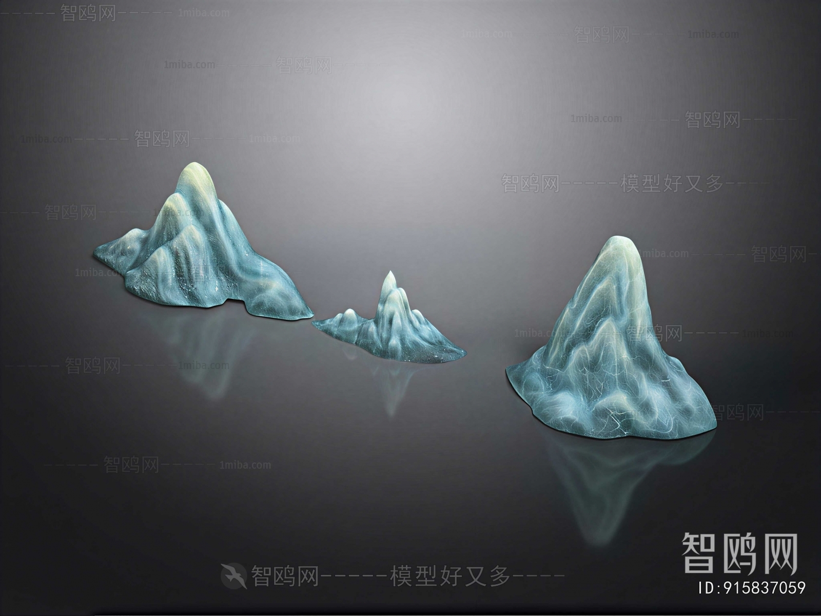 New Chinese Style Rockery Waterscape